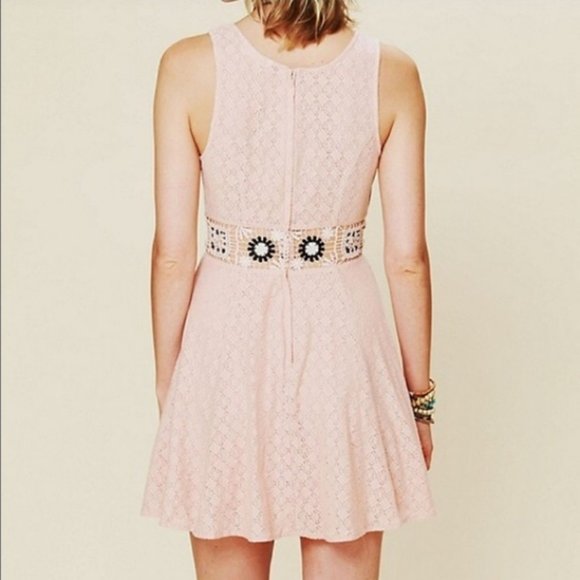 3/$20 Free People Daisy Cage Knit Dress - Picture 3 of 8